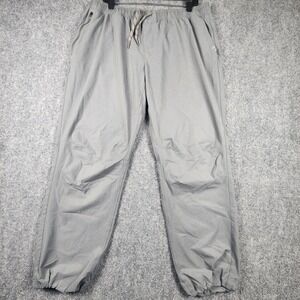 LL Bean Vista Camp Pants Mens Gray Recycled Polyester Stretch Hiking 510948